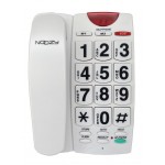 Noozy Phinea N27 Σταθερό Ψηφιακό Τηλέφωνο με Μεγάλα Πλήκτρα, Ανοιχτή Ακρόαση και Πλήκτρο Άμεσης Ανάγκης 
